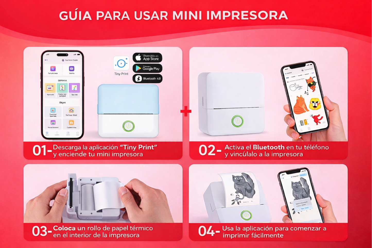 Mini Impresora Térmica Portátil X6