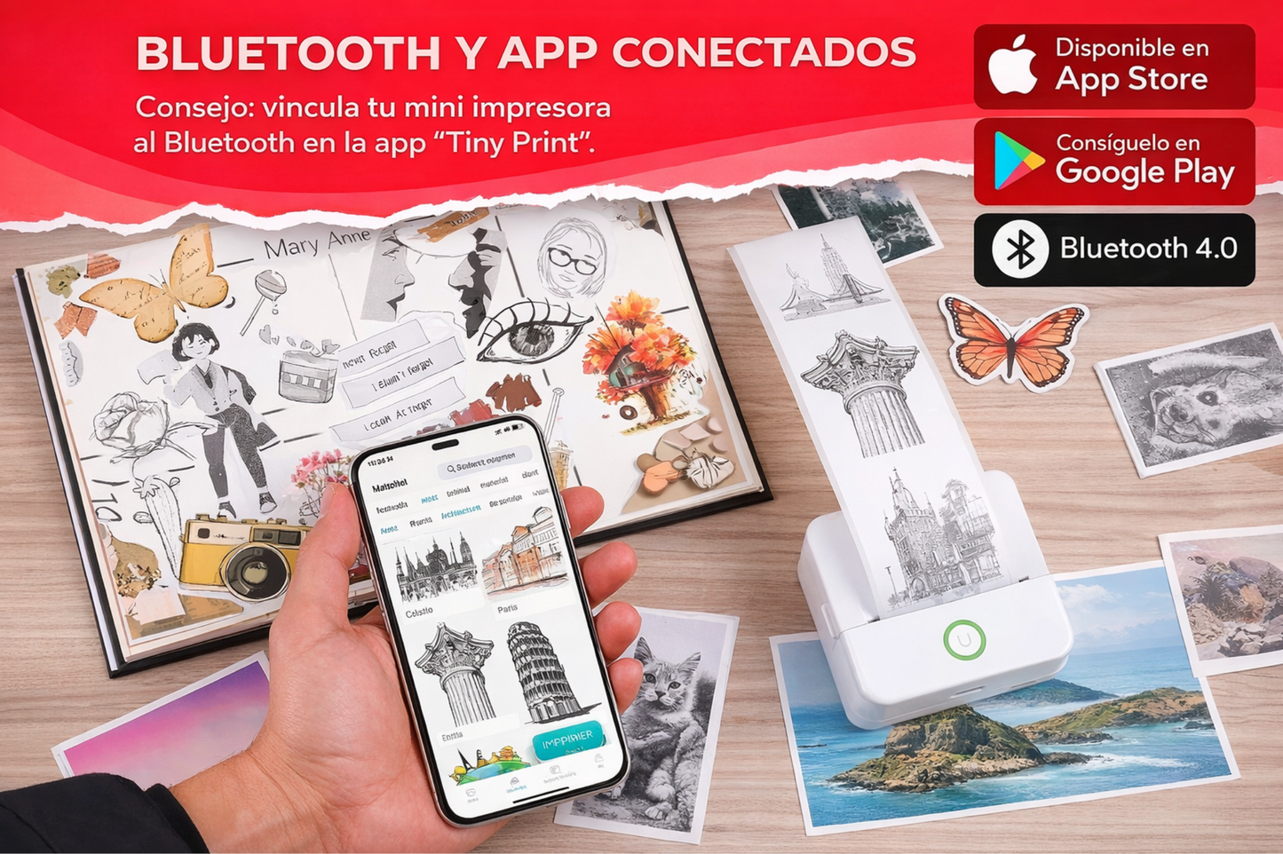 Mini Impresora Térmica Portátil X6